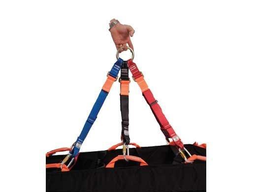 The Ferno VRS 6 Point Lift Bridle is designed to fit the Vertical Rescue Stretcher and offers the rescuer additional lift options in delicate rescue scenarios.