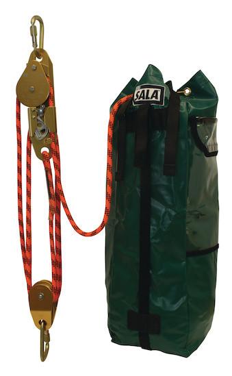 The DBI-Sala Auto Lock Haul Kit is packaged with an auto haul kit that is best suited for heavy-duty rescue, rigging haul system with height lifting and lowering capabilities.