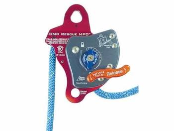 The MPD is a multi-purpose device that performs all functions for main lines, belay/safety lines, tag lines and hoisting lines and used to tension high and guiding line