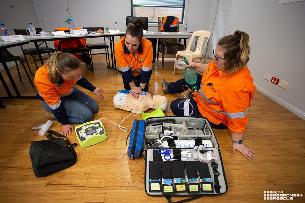 knowledge and skills for the provision of advanced first aid response, life support, management of casualty(s), the incident and other first aiders, until the arrival of medical or other assistance