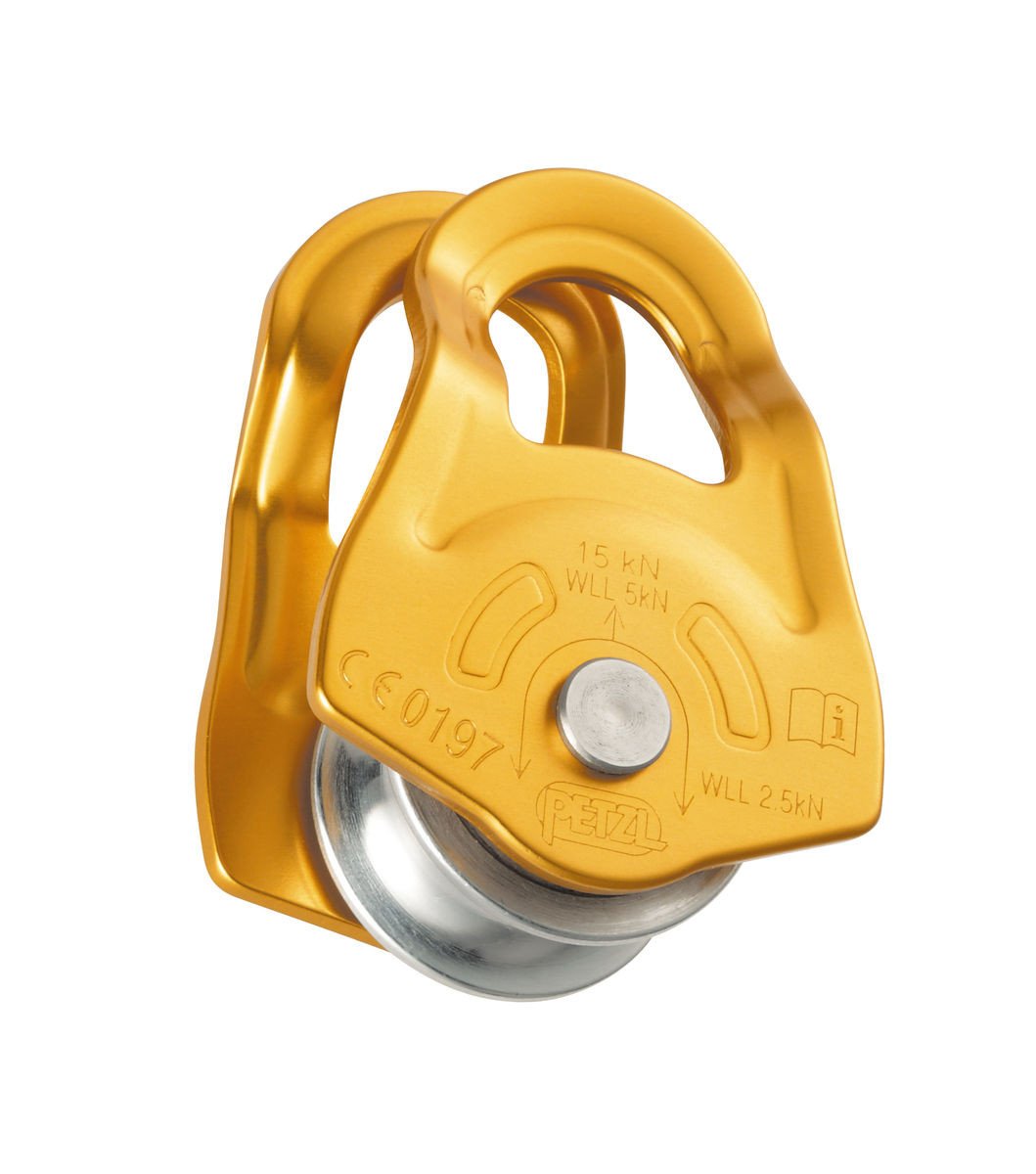 This Versatile ultra-compact pulley is a lightweight compact pulley design for a variety of uses.