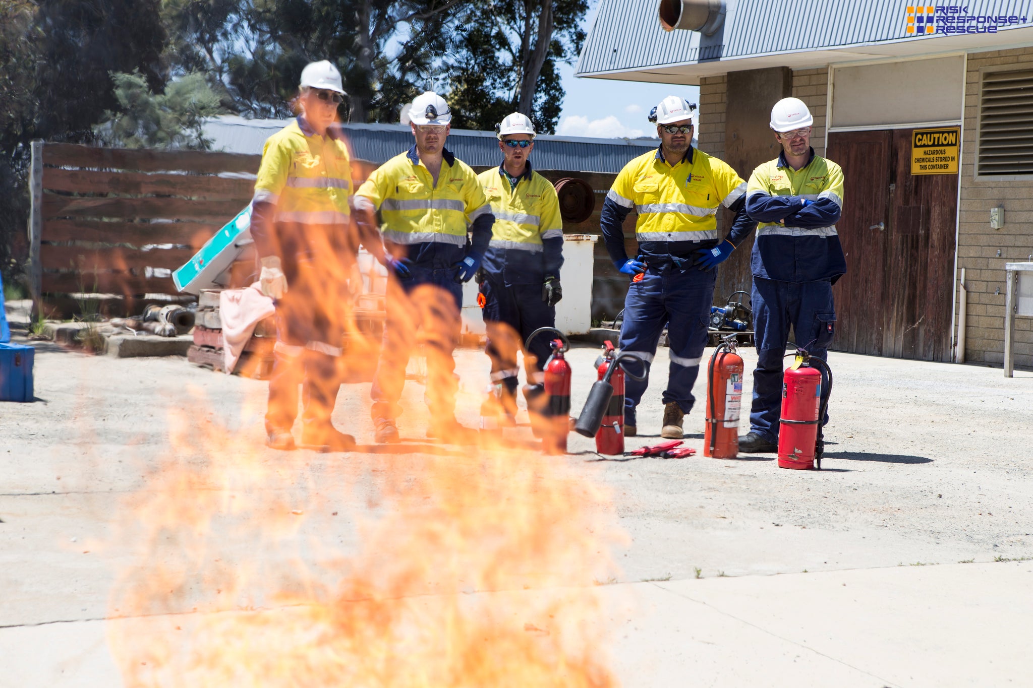 This nationally accredited training teaches participants basic fire incident awareness including the correct use, applications and limitations of portable fire fighting appliances such as fire extinguishers & workplace fire hose reels. This course also includes methods of fire spread and fire containment strategies.